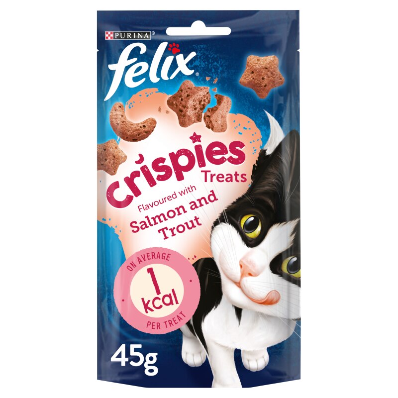 Felix Cat Treat Crispies – Salmon & Trout Flavour