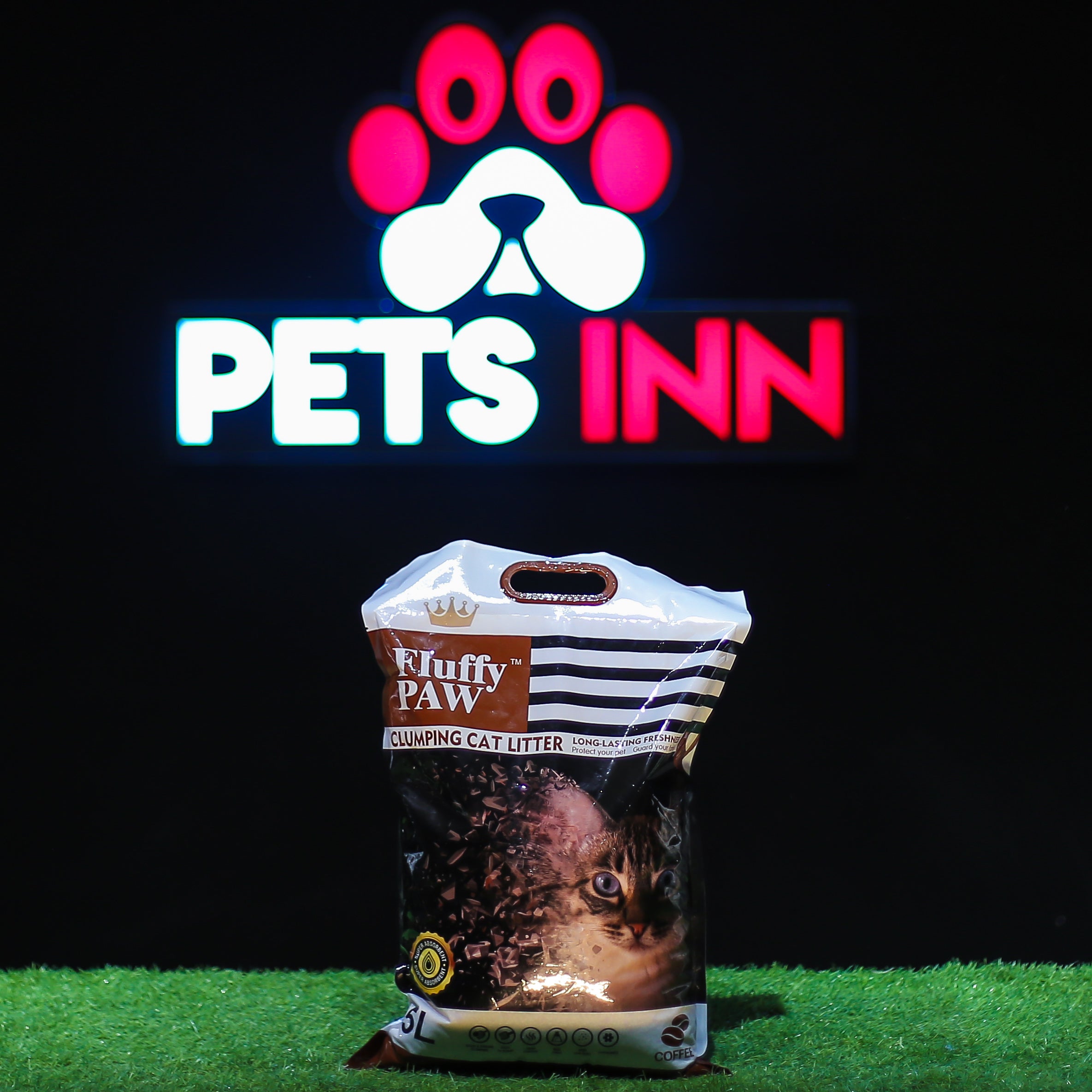 Fluffy Paw Bentonite Cat Litter Coffee