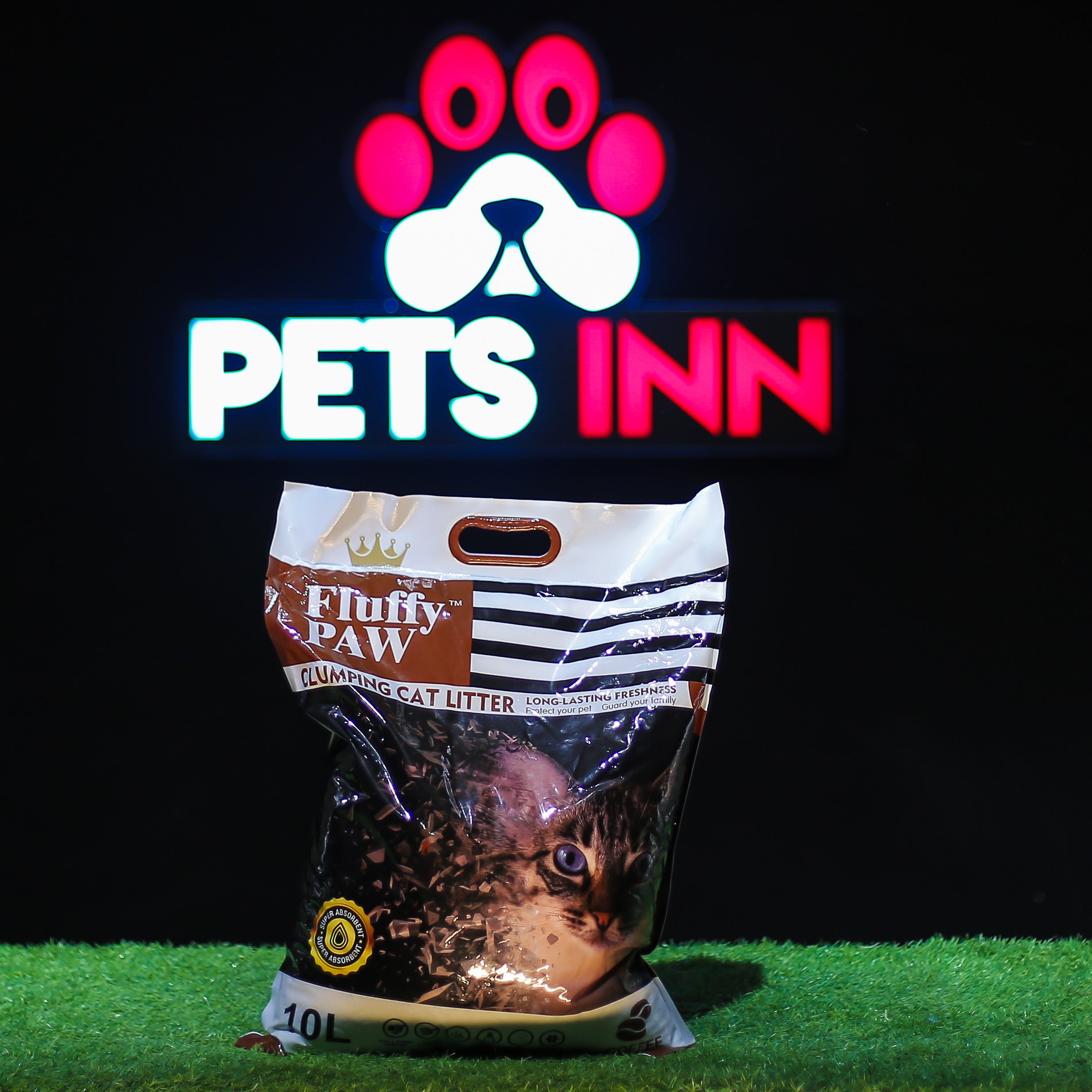 Fluffy Paw Bentonite Cat Litter Coffee