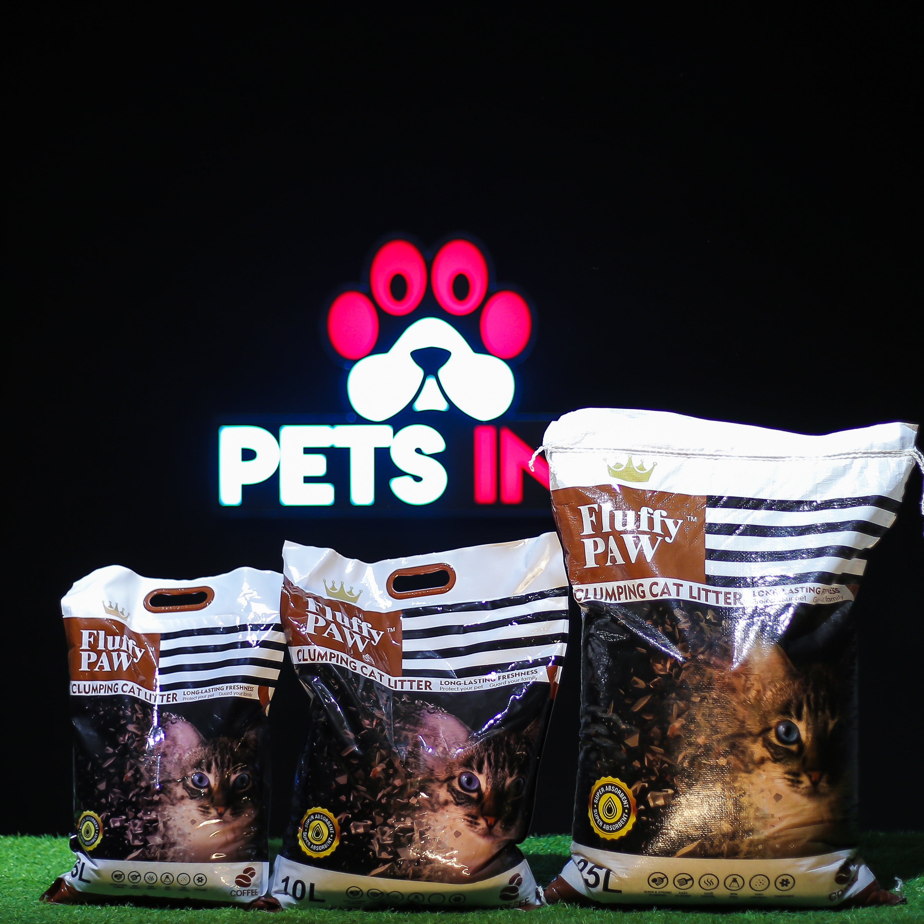 Fluffy Paw Bentonite Cat Litter Coffee