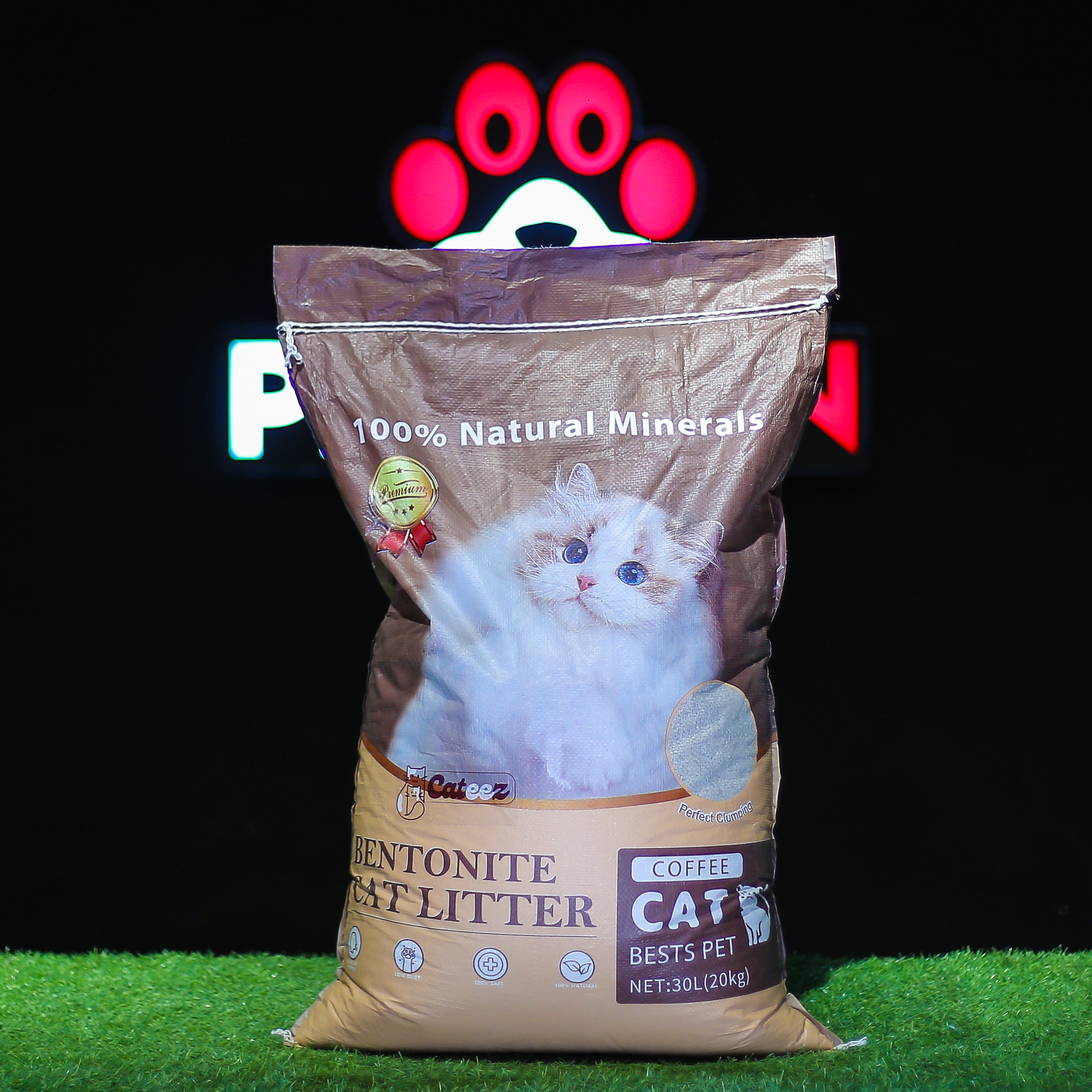Cateez Cat Litter High‑Quality Bentonite Coffee