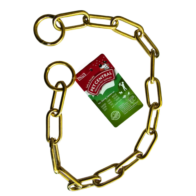 Golden Choke Chain for Dog