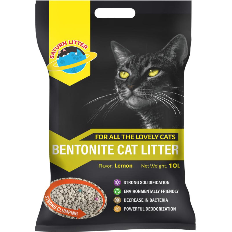 Saturn Bentonite Cat Litter Lemon